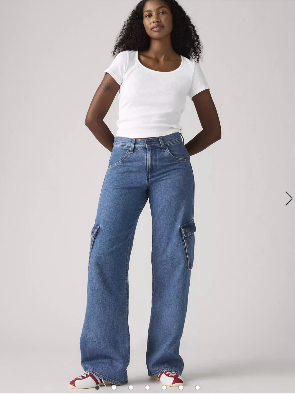 Levi’s Superlow Cargo Lightweight Jeans